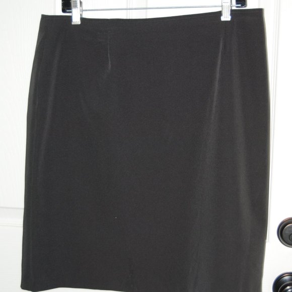 Alyn Paige New York 2 piece women's Gray and Blue trim skirt suit lined Sz 15/16 - Picture 11 of 11